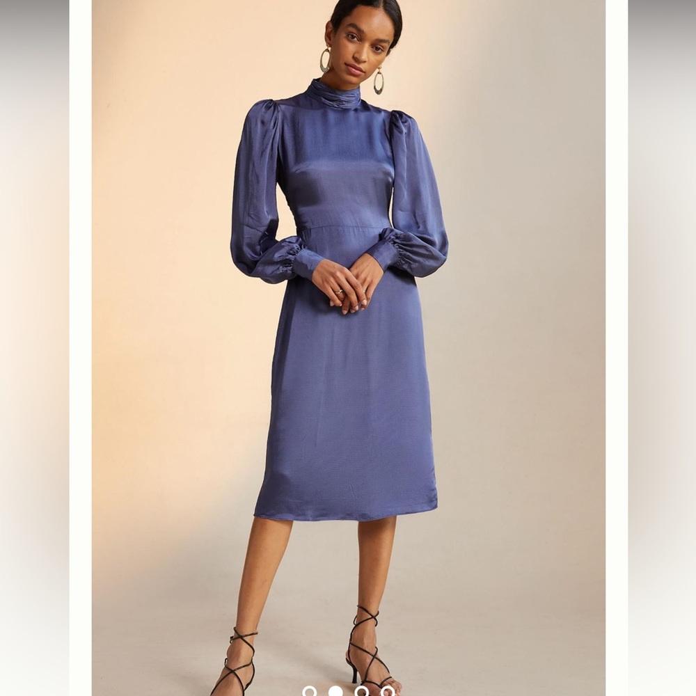 Anthropologie Hutch Long Sleeve Midi Dress